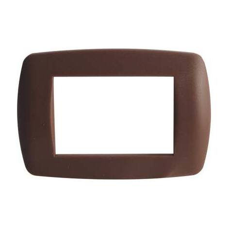 Placca  coprifrutti  millenium  marlanvil - Cacao  posti  3  mm  122x83