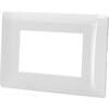 Placca coprifrutti ab matix - Bianco posti 3 mm 120x85