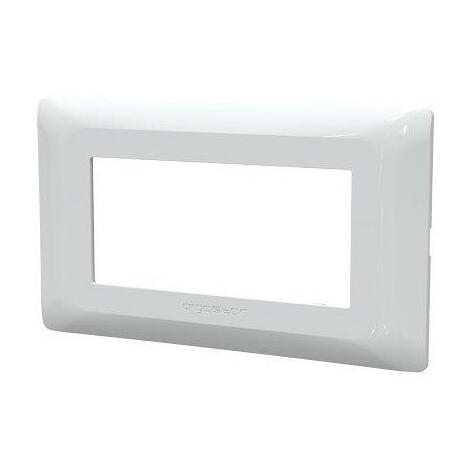 Placca coprifrutti ab matix - Bianco posti 4 mm 140x85