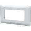 Placca coprifrutti ab matix - Bianco posti 4 mm 140x85