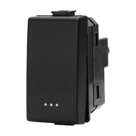 Deviatore unipolare abm - Nero volt 250 a 16