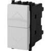 Pulsante unipolare doppio avp - Bianco volt 250 a 16