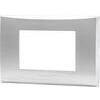 Placca coprifrutti avp - Argento posti 3 mm 120x85