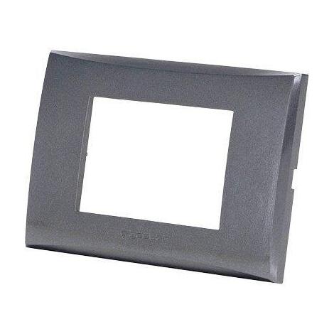 Placca coprifrutti avp - Grigio scuro posti 3 mm 120x85