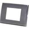 Placca coprifrutti avp - Grigio scuro posti 3 mm 120x85