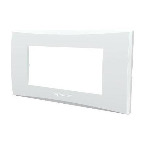 Placca coprifrutti avp - Bianco posti 4 mm 140x85