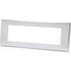 Placca coprifrutti avp - Argento posti 7 mm 205x80