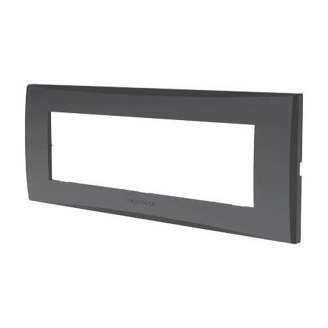 Placca coprifrutti avp - Grigio scuro posti 7 mm 205x80