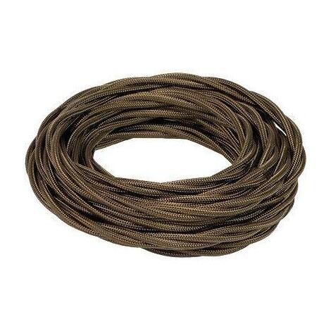 Cavo elettrico multipolare country fme - Rame/pvc/seta marrone nxmmq 3x0,75 cf=mt 10