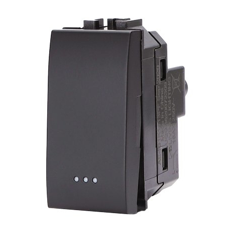 Interruttore unipolare abl - Nero volt 250 a 16