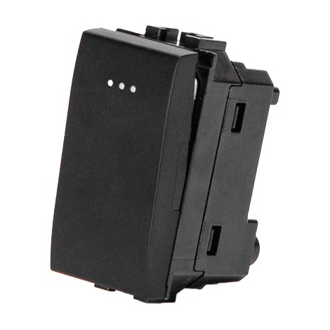 Pulsante unipolare abl - Nero volt 250 a 16