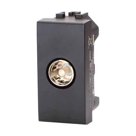 Presa tv passante abl - Nero mm 9,5