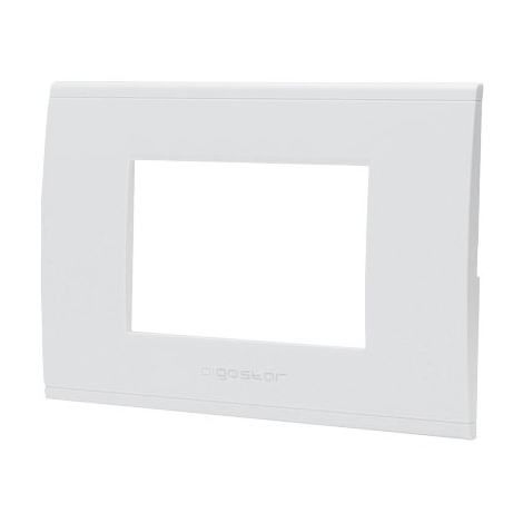 Placca coprifrutti abl - Bianco posti 3 mm 120x85