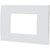 Placca coprifrutti abl - Bianco posti 3 mm 120x85