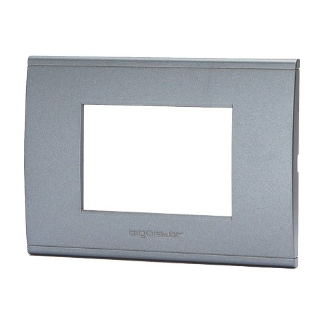 Placca coprifrutti abl - Grigio scuro posti 3 mm 120x85