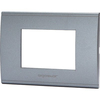 Placca coprifrutti abl - Grigio scuro posti 3 mm 120x85