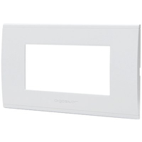 Placca coprifrutti abl - Bianco posti 4 mm 140x85