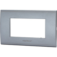 Placca coprifrutti abl - Grigio scuro posti 4 mm 140x85