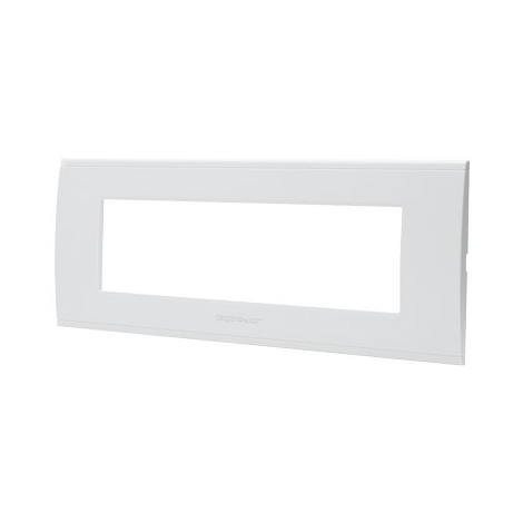 Placca coprifrutti abl - Bianco posti 7 mm 208x85