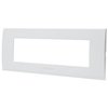 Placca coprifrutti abl - Bianco posti 7 mm 208x85