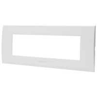 Placca coprifrutti abl - Bianco posti 7 mm 208x85
