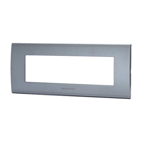 Placca coprifrutti abl - Grigio scuro posti 7 mm 208x85