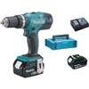 Trapano  avvit  percus  batteria  dhp453rfe  makita - Volt  18x2  ah  3,0  +  valigia