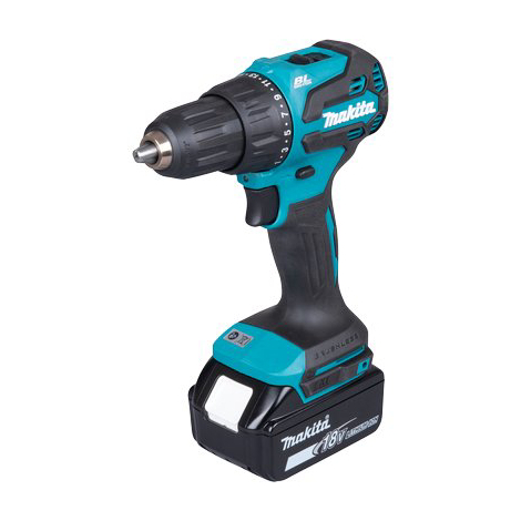 Trapano avvit percus batteria dhp490rtj makita - Volt 18x2 ah 5,0 + valigia