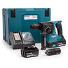 Martello  tassel  scalpell  batteria  dhr243rtj  makita - Volt  18x2  ah  5,0  sds  plus  +  valigia