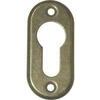 Mostrina ovale foro sagomato 06012 00 cisa - Ottone mm 60x28 cf=pz 2