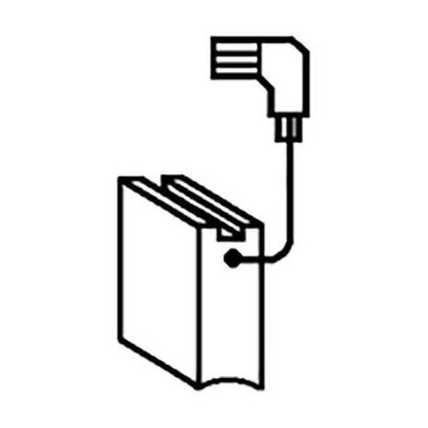 Carboncino  bosch  z0199.01  porta - Grafite  mm  5x  8  h.mm  19  cf=pz  2