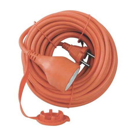 Prolunga lineare garden electraline - Arancio 2p+t 16a schuko nâ°xmmq 2x1,5 mt 15