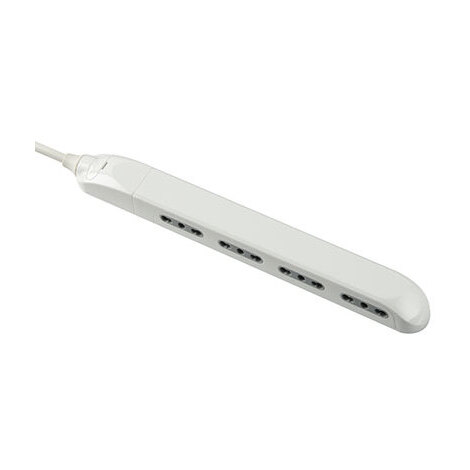 Multipresa  bipasso  slim  electraline - Bianco  posti  4  2p+t  16a  nxmmq  3x1  mt  1,5