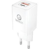Caricabatteria smartphone ls-nc08 lostech - Volt 230 watt 20 1 presa usb + 1 presa type c