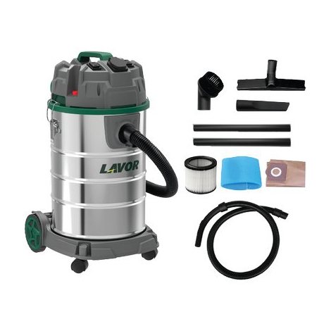 Bidone aspiratutto dozzy power 30xes lavorwash - Volt 230 watt 1400 lt 30
