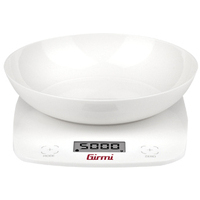 Bilancia  digitale  cucina  ps01  girmi - Kg  5/gr  1  +  ciotola  2xaaa  non  incluse