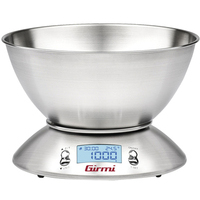 Bilancia  digitale  cucina  ps85  inox  girmi - Kg  5/gr  1  +  ciotola  2xaaa  non  incluse
