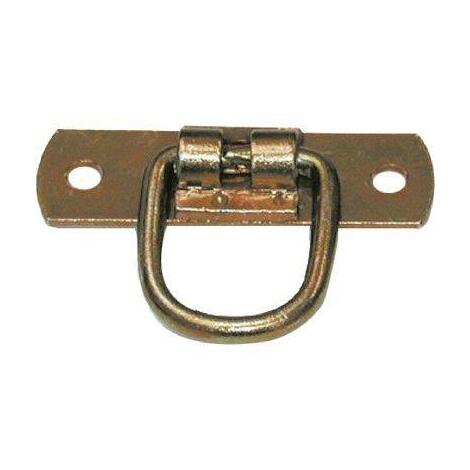 Cavallotto snodato tondo 928 - Zincato giallo s.mm 4,5 mm 24x 28