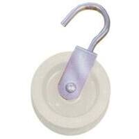 Carrucola  nylon - Gancio  zincato  d.mm  30