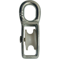 Puleggia nylon self - Occhiolo nichelato d.mm 60