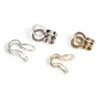 Asola catena a perline self - Ottonata + cromata d.mm 3,2/3,6 cf=pz 10