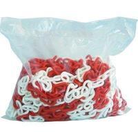 Catena segnaletica - Plt bianco/rosso d.mm 6 mt 25