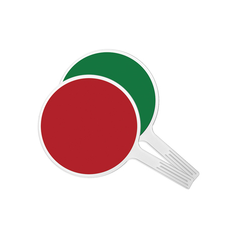 Paletta  moviere - Polistirene  rosso/verde  cm  31x51