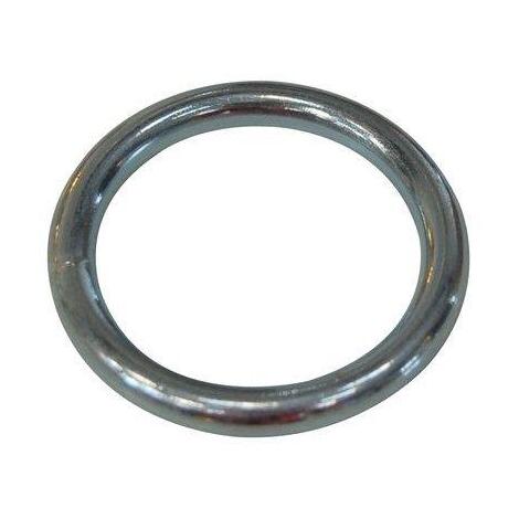 Anello  tondo  zincato - Mm    4  d.mm  25