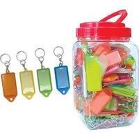 Portachiave giga + targhetta + givolare + anello - Mm 65x30 cf=pz 150