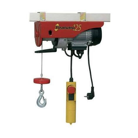 Paranco  elettrico  tiratutto  125  europea - Tiro  singolo  mt  11  kg  125/200  w  450