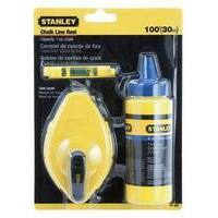 Tracciatore stanley - Polvere blu gr 113 mt 30 + livella a filo 0-47-443