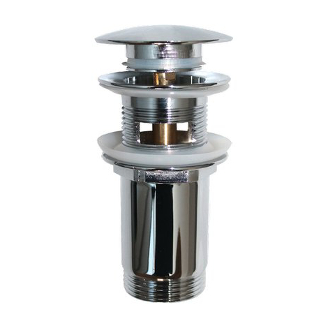Piletta clic clac lavabo bidet + troppo pieno - Zama cromato 1