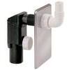 Sifone  pp  lavatrice  ad  incasso - Pp  bianco/piastra  inox  mm  40
