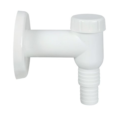 Sifone pp lavatrice esterno - Pp bianco con valvola mm 32